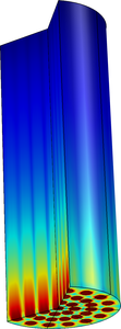 A Multiscale 3D Packed Bed Reactor