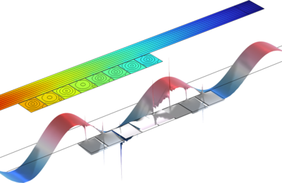 Acoustic Liner with a Grazing Background Flow