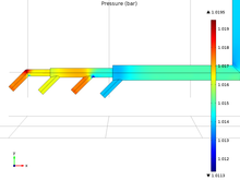 Flare System Pressure Drop Calculations Using COMSOL