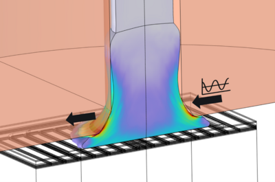 Wire bonding simulation:  harmonic perturbation for improving accuracy