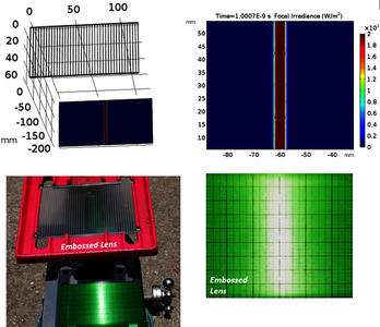 Low-Cost Prototyping of the Fresnel Lens Solar Concentrator