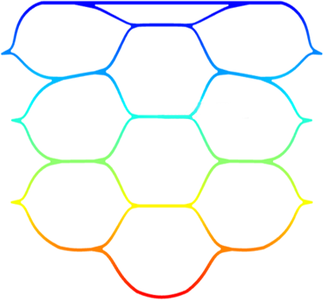 Design and Analysis of a Hyperelastic Pneumatic Honeycomb Network Made of ...