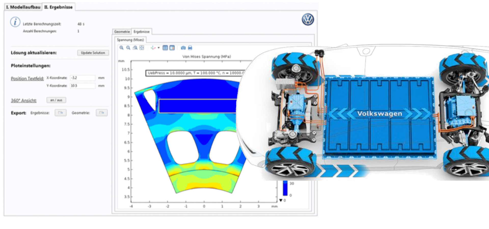 Developing Electric Vehicle Motors with Simulation Apps at VW