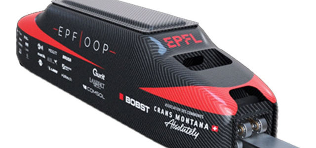 EPFL Designs a Lightweight Hyperloop Pod with Composite Materials